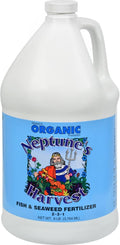 Neptune's Harvest Fish &amp Seaweed Liquid Fertilizer (2-3-1) - 1 Gallon Bottle - Plant Food for Garden - Indoor &amp Outdoor Organic Plant Fertilizer for Vegetables Flowers Fruit and Lawns