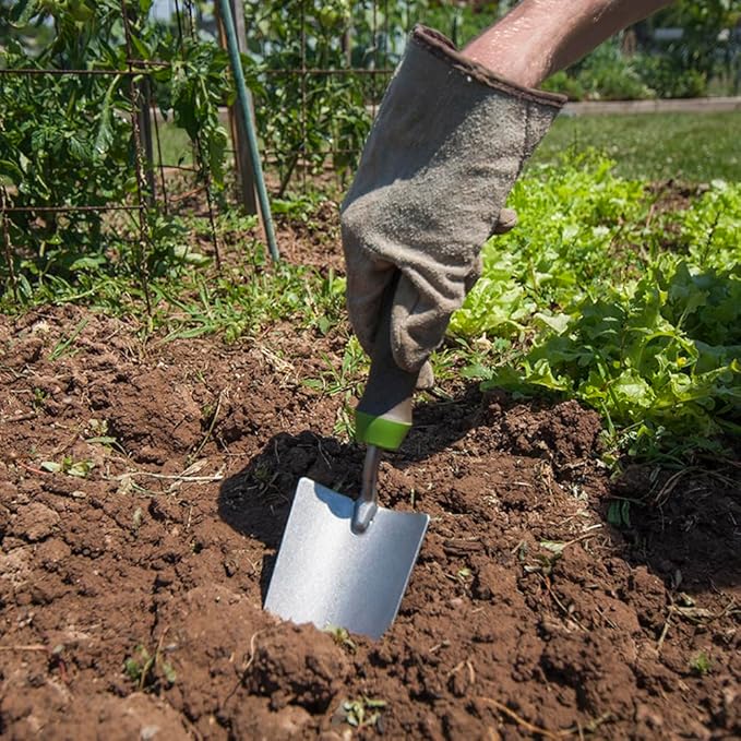 Gardening Ergonomic Gel Hand Tool Bundle: Trowel Hand Cultivator Weeder Hoe