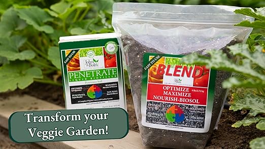 John&ampBob’s Penetrate Liquid Biotiller | Organic Clay Soil Treatment Break up Hard &amp Clay Soil 32oz. (4000 sq. ft.)