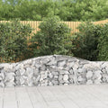 3-Pack Galvanized Iron Gabion Basket Set 157.5 Square Planters Raised Garden Bed Outdoor Stone Retaining Wall for Patio Landscape Silver