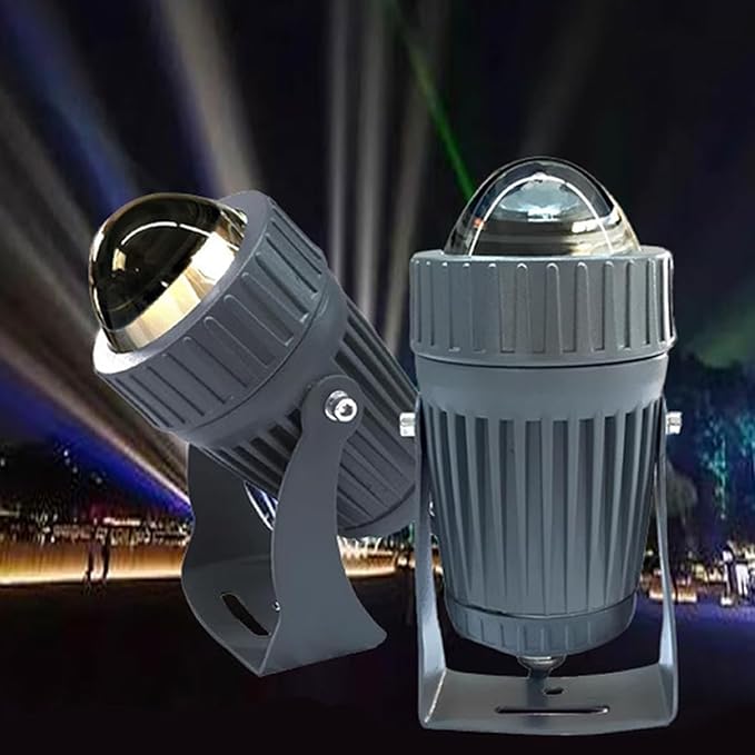 LED Single Beam Spotlight COB Narrow Beam Floodlight 180° Rotatable IP65 Waterproof Spot Light AC85-265V for Garden Hotel Exterior Wall Decor Landscape Lighting