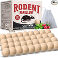 Rodent Repellent 36 Balls Mouse Repellent Indoor for House Car &amp Garage – Safe &amp Natural Peppermint Oil Moth Balls for Rodents Rat &amp Mice Repellent for Home Office &amp Outdoors