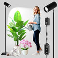 30W Full Spectrum Grow Light Daylight 5000LM High PPFD&ampCRI COB LED Floor Lamp with 6/8/12H Timer Adjustable Height (28-83) &amp Angle Grow Lights for Indoor Plants Succulents &amp Flowers