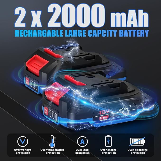 Chainsaw 6 Inch Mini Electric Chain Saw Cordless Battery PoweredHand Held Saw Pruning Shears Chain for Tree BranchesCourtyardHousehold and Garden Gifts for Men Dad Husband Women