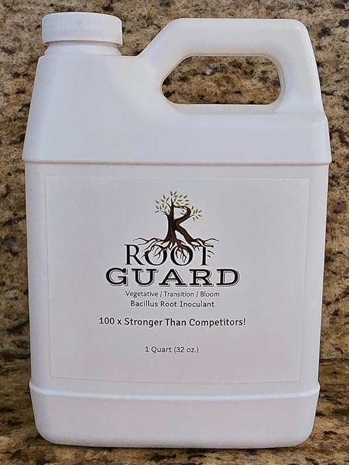 Root Guard – Powerful Root Booster with Mycorrhizae &amp Beneficial Bacteria | 100X Strength | 1 mL per 5 Gallons | Organic Root Growth for Plants Soil &amp Hydroponics