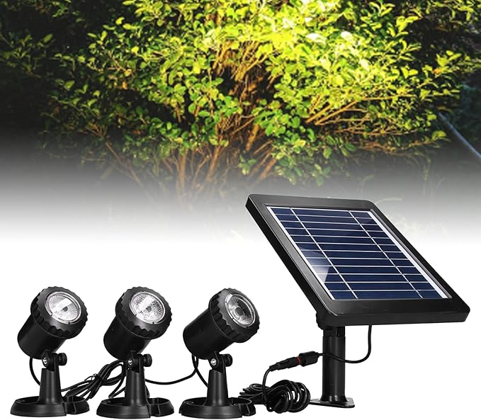 Solar Spotlight Adjustable Lighting Facilities for Courtyard Decoration IP68