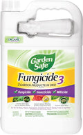 Garden Safe Brand Fungicide3 1 Gallon Fungicide Insecticide and Miticide with Neem Oil Extract for Organic Gardening Controls Black Spot Rust Aphids and Spider Mites