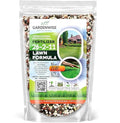 TurboGreen: Premium Lawn Fertilizer with Iron - Advanced Nitrogen &amp Iron-Rich Formula for Lush Growth | Eco-Friendly Grass Fertilizer for Spring &amp All Seasons | Slow-Release (20 QUARTS)