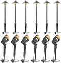 VENUS MANUFACTURING 6 Pack Low Voltage Landscape Spotlight 3W LED &amp 1.2W LED Outdoor Low Voltage Path Lights 2700K Warm White 40 Lumen 6Pack