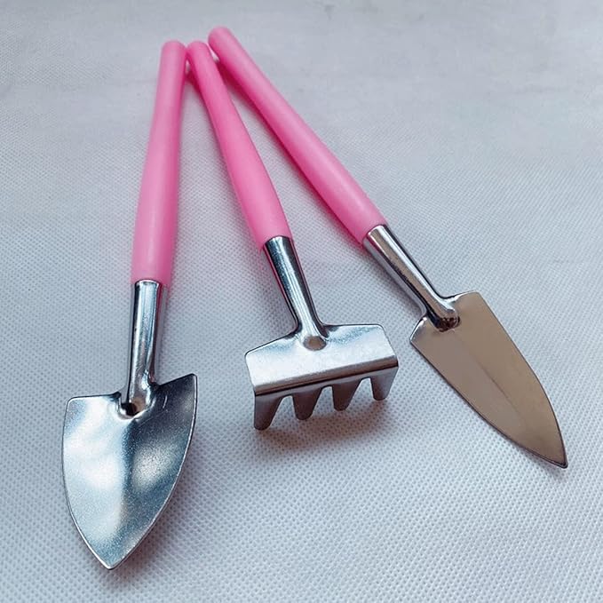 Garden Tools  Mini Garden Tools SetTransplanting Tools Miniature Succulent Hand Tools Set(Blue)