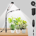 Grow Lights for Indoor Plants Full Spectrum LED Plant Light Features a Telescoping Rod and a Collapsible Standing Base Gooseneck Dimmable Auto Timer for Succulents Houseplants Seedlings