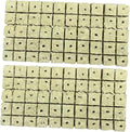 100pcs Stonewool Hydroponic Grow Cubes for Soilless Planting Gardening Supplies for Vegetable High Water Absorption Breathable Substrate Blocks