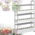 Hydroponic Tower Growing SytemGarden Hydroponic Growing System Vertical TowerIndoor Gardening System48/64 /90/120 Planting Spacesfor Planting Leafy VegetablesStem Vegetables (90hole)-//