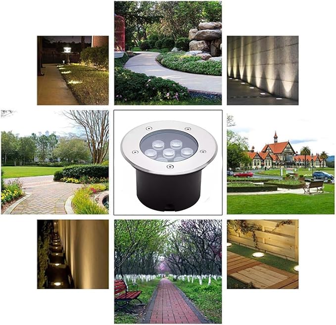 Low Voltage Landscape Lights IP66 Waterproof AC12/24V LED Underground Lamp for Pathway Garden Deck Driveway Landscape Lighting