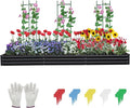 12×4×1ft Galvanized Metal Raised Garden Bed Metal Planter Kit Box Outdoor for Deep-Rooted Vegetables Flowers Green and Herbs