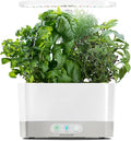 AeroGarden Harvest Indoor Garden Hydroponic System with LED Grow Light and Herb Kit Holds up to 6 Pods White