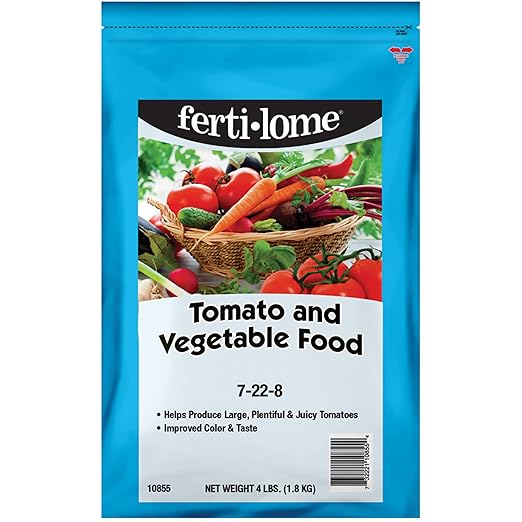 Fertilome (10855) Tomato and Vegetable Food 7-22-8 (4 lbs.)