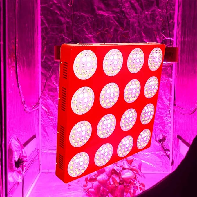 Hanchen Grow Light LED Grow Light Plant Light 16pcs Plant COB Lamp Growing Light Bulb 15840LM for Indoor Greenhouse Seeding Vegetable Flower Fruit Herb Foliage Plant with CE Certificate