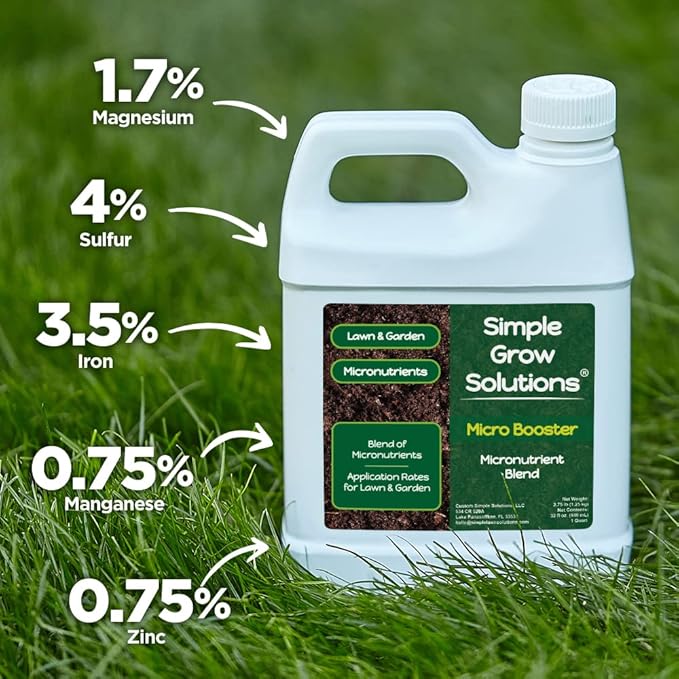 Soil Hume Seaweed Humic Acid 32 Ounce + 4-6-8 All Purpose Plant Food 32 Ounce + Micro Booster Chelated Micronutrients 32 Ounce - Indoor Plant &amp Outdoor Garden Bundle - Simple Grow Solutions