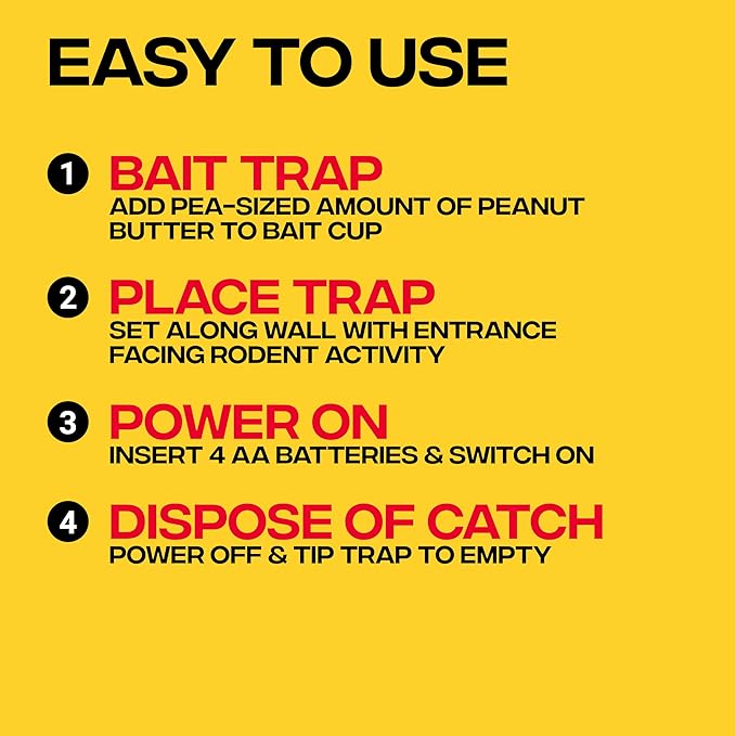 Victor Indoor Electronic Rat Trap Humane Electric Rat Traps Indoor for Home No Touch No See Traps Pack of 2 - M241BSR-2