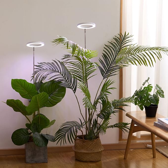 Plant Grow Lightyadoker LED Growing Light Full Spectrum for Indoor PlantsHeight Adjustable Automatic Timer 5V Low Safe VoltageIdea for Large Plant Light