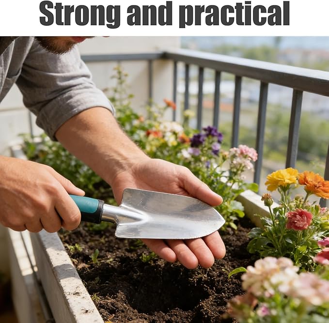 7pcs Gardening Hand Tools: Heavy Duty Garden Tool Set with Storage Bag Gardening Kit for Women Present for Plant Lovers