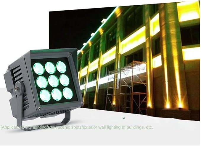Outdoor Narrow Beam Spotlight - Long Range Rotation Spotlight IP65 Outdoor Waterproof Long-Range Beam Light Projection Light Villa Led Beam Landscape Lights(White120W(85-265V))