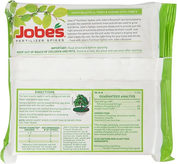 Jobe's 01000 1000 Tree Fertilizer Spikes 16-4-4 5 Limited Edition