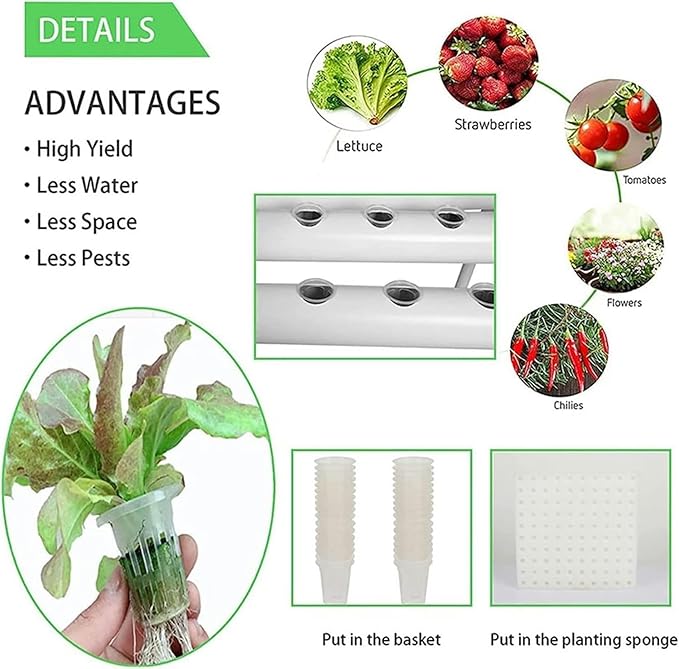 Hydroponics Growing SystemHydroponics Growing System for Vegetable Tool Grow Kit Hydroponic System Cultivation SystemHydroponic Growing Kits Systems