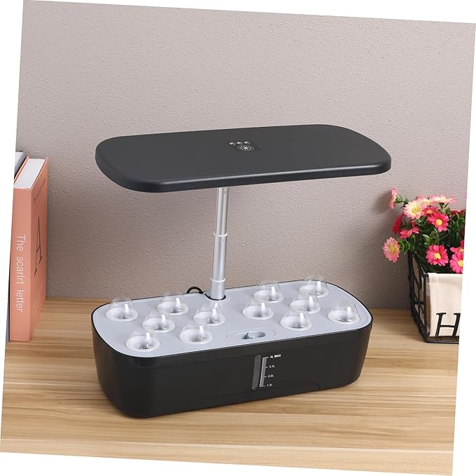 1set Indoor Hydroponics Growing System with Led Grow Light Intelligent Control Automatic Watering for Vegetables Herbs Us Plug