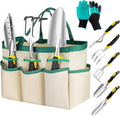 Garden Tools Ergonomic Gardening Tools Gardening Hand Tools Aluminum Alloy Material 7-piece an Ideal Gardening Gift for Women Men and Parents Yellow