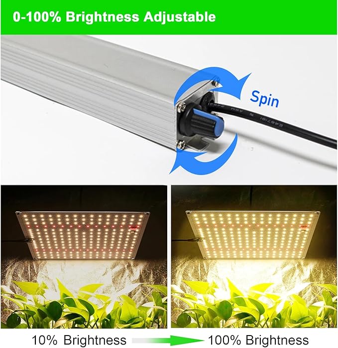 1000W Grow Light LM281b+ Diodes Full Spectrum Phytolamp Dimmable Plant Grow Light Panel for Indoor Plants Seeding Veg &amp Bloom