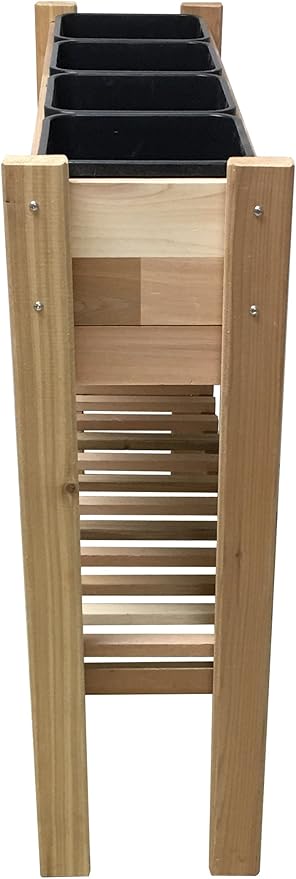 P-48 Plantable 48 Planter 32.5 x 10.5 x 26 Cedar