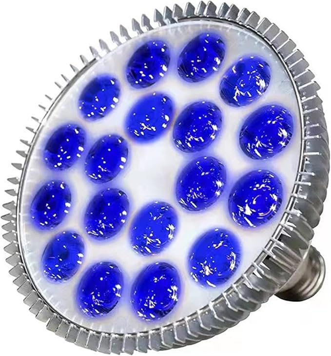 E27 LED Plant Grow Light 54W Par38 Full Spectrum Phyto Grow Box for Flower Seed Growth Hydroponics Veg Growing (Color : 18blue)