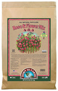Down To Earth All Natural Fertilizers Organic Rose &amp Flower Mix - Plant Food for Roses Bulbs Flowers and Ornamentals 4-8-4 40 lb