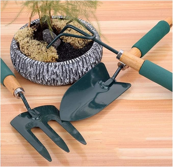 Mini Garden Tool Set 3 Pieces Gardening Tools Garden Hand Tools Gardening Gifts for Women and Kids.