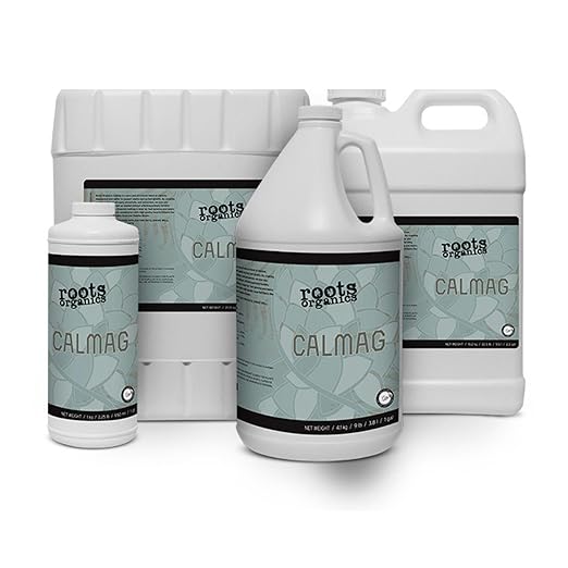 Roots Organics CalMag Liquid Plant Food &amp Fertilizer Blend for Seedlings Vegetable and Flowering Plants - Heavy Feeders &amp Fast Growers 2.5 Gallon