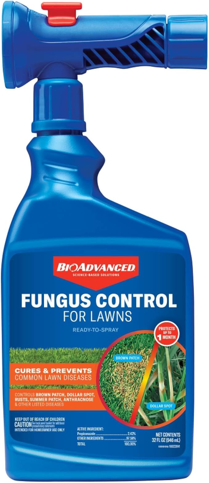 BioAdvanced Fungus Control for Lawns Ready-to-Spray 32 FOZ 5000 Sq Ft