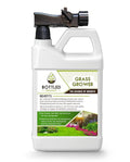 Bottled Biology - Grass Grower - Restores Beneficial Microorganisms to Promote Root Development Growth and Color. Treats 6000 Square feet.