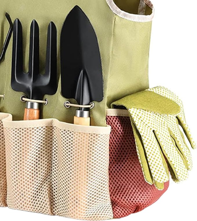 Garden Tool Set Ergonomic and Comfortable 1 Set Multifunctional Garden Tools Gardening Supplies Kit Lightweight for Outdoor Greenhouse Lawn Backyard