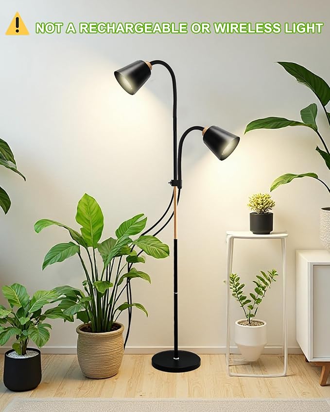 Standing Plant Grow Light LED Growing Light Full Spectrum for Indoor Plants4/8/12H Timer 10-Level BrightnessFlow Grow Light for Tall Large Indoor Plants