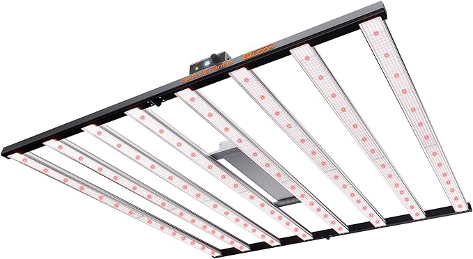 Spider Farmer G1000W Commercial Grade Cost-Effective 1000W LED Grow Lights Upgraded App Remote Control Vertical Farming Co2 Bar Style LED Growing Lamp 5x5 Coverage