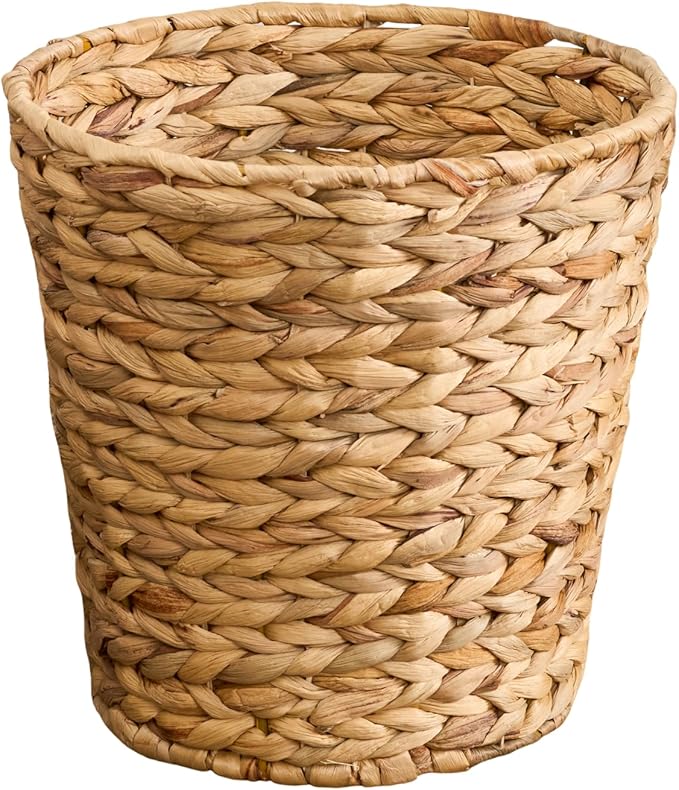 Water Hyacinth Woven Round 11 Storage and Planter Basket