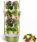 Hydroponics Growing KitsHydroponics Tower with Led Grow LightDIY Tower Hydroponic Growing System Indoor Soilless Vegetable Planting Hydroponic System 9layers