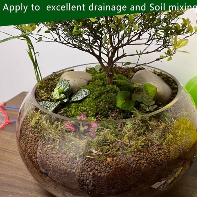 Horticultural Akadama Soil - Cactus Bonsai Succulent Soil Additive for Plants Landscaping Vase Fillers (18 LB 1/8 inch Hard-Grade Akadama)