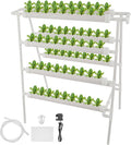 Hydroponic Growing Pipe Kit 36/54/72/90/108 Holes Sites 1 Layers to 4 Layers Planting Sites Grow Box Water Culture System (Color : 2F 6Pipes 54 Sites) (4f 8pipes 72 Sites)