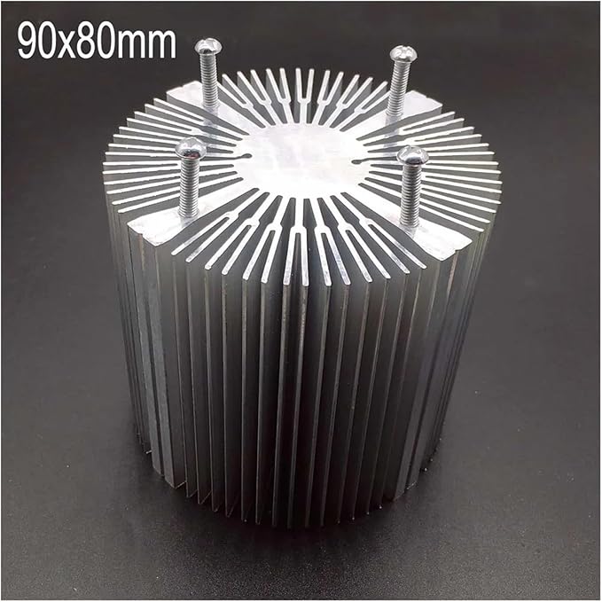 90X10/40/50MM&amp36MM/53MM 1W 3W 5W 10W 20W 30W 50W 100W Watt High Power LED Heatsink cooller F Growth Plant Light DIY(100W 90X80MM)