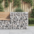 Gabion Basket SilverGardening PlantersPatio Raised BedsBackyard Raised BedsRaised Flower BedsGarden DecorationPlanter Boxesfor PatiosBalconiesLawnDecks27.6x27.6x25.6 Galvanized Iron