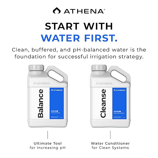Athena Blended Balance | Liquid pH Buffer &amp Stabilizer for RO Water | Formula for Hydroponics | Sediment-Free Dosatron Compatible | 1 Gallon