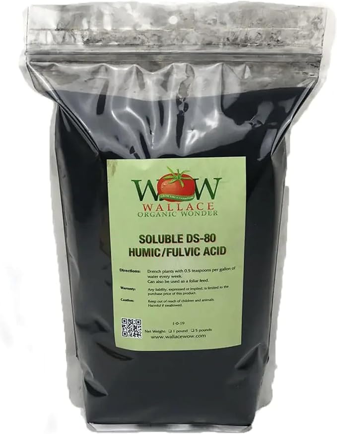 Wallace Organic Wonder Soluble DS-80 Humic/Fulvic Acid (1lb)
